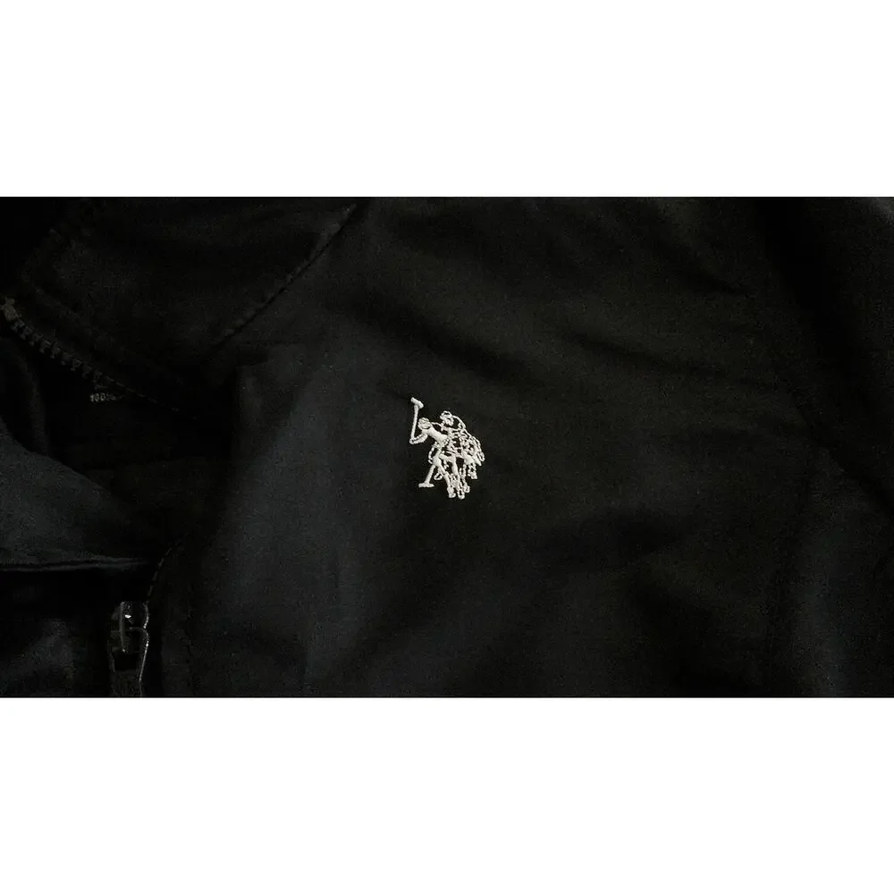 US Polo Assn Boys Navy Blue Windbreaker Jacket-Youth Size Medium